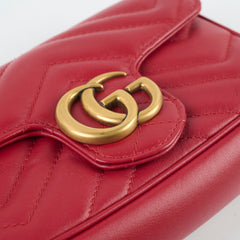 Gucci Supermini Marmont Red
