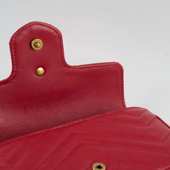 Gucci Supermini Marmont Red