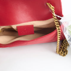 Gucci Supermini Marmont Red