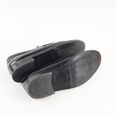 Chanel Loafers Size 37.5 Black White