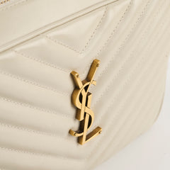 Saint Laurent Lou Camera Bag Ivory white
