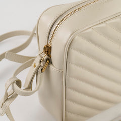 Saint Laurent Lou Camera Bag Ivory white