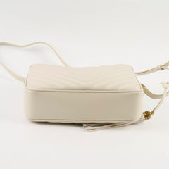 Saint Laurent Lou Camera Bag Ivory white