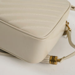 Saint Laurent Lou Camera Bag Ivory white