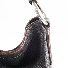 Prada Vitello Daino Hobo Bag Black