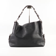 Prada Vitello Daino Hobo Bag Black