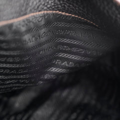 Prada Vitello Daino Hobo Bag Black