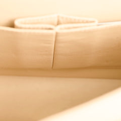 Chanel Medium/Large Caviar Double Classic Flap Beige