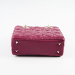 Christian Dior Small Lady Dior Magenta