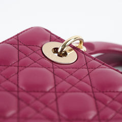 Christian Dior Small Lady Dior Magenta