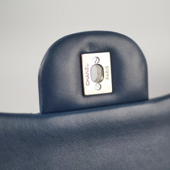 Chanel Jumbo Classic Double Flap Patent Dark Blue