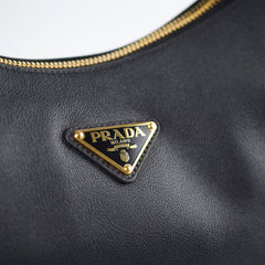 Prada Arque Shoulder Bag Black