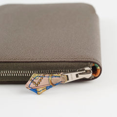 Hermes Silk'In Compact Wallet Etain