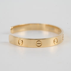 Cartier Love Open Cuff Bracelet Size 17 2022