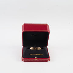 Cartier Love Bracelet Classic Model Pink Gold Size 16