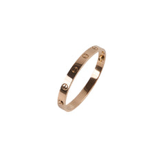 Cartier Love Bracelet Classic Model Pink Gold Size 16