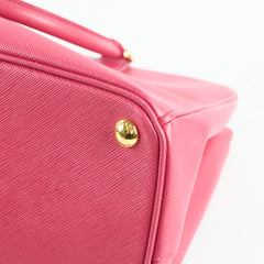 Prada Large Galleria Saffiano Leather Bag Pink