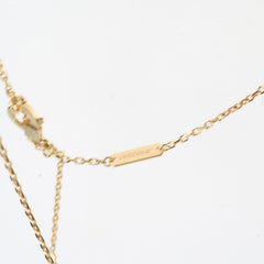 Van Cleef & Arpels Vintage Alhambra Guilloche Necklace Yellow Gold 2023