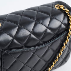 Chanel Pearl Crush Square Mini Black Lambskin GHW