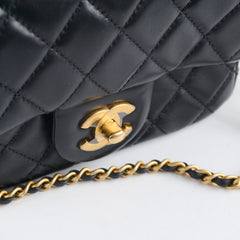 Chanel Pearl Crush Square Mini Black Lambskin GHW