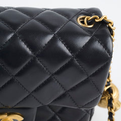 Chanel Pearl Crush Square Mini Black Lambskin GHW