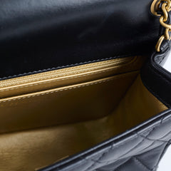 Chanel Pearl Crush Square Mini Black Lambskin GHW
