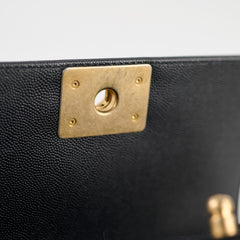 Chanel Small Caviar Black Boy Bag GHW 29 series