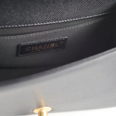 Chanel Small Caviar Black Boy Bag GHW 29 series