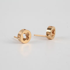 Louis Vuitton Fleur Stud Earrings Pink Gold