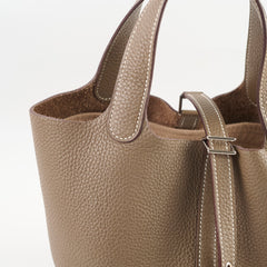 Hermes Picotin 18 Etoupe SHW A Stamp