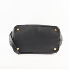 Prada Black Vitello Daino Tote