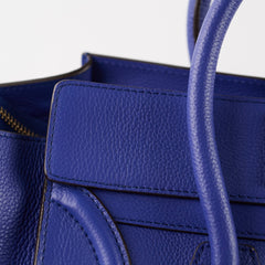 Celine Luggage Blue Mini