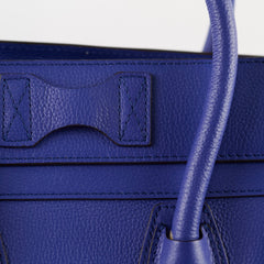Celine Luggage Blue Mini