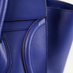 Celine Luggage Blue Mini