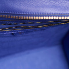 Celine Luggage Blue Mini