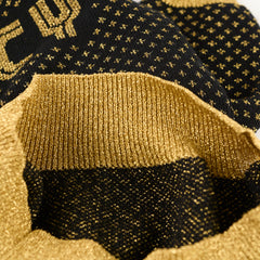 Gucci 'Guccy' Knit Wool Sweater Black/Gold Size M