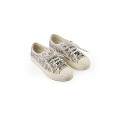 Dior Oblique Walk'n'Dior Sneakers Size 37 Grey Stone