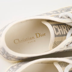 Dior Oblique Walk'n'Dior Sneakers Size 37 Grey Stone