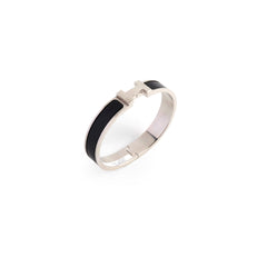 Hermes Clic HH Bracelet Noir Mat - Size T5