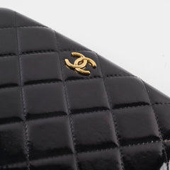 Deal of The Week - Chanel 21A Glazed Clutch with Chain Black