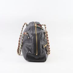 Gucci Capri Leather Shoulder Bag with Chain Strap