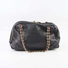 Gucci Capri Leather Shoulder Bag with Chain Strap
