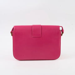 Saint Laurent Y Ligne Flap Bag Pink