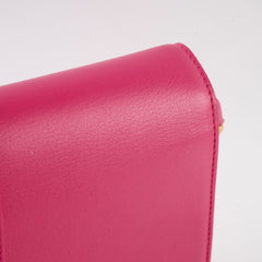 Saint Laurent Y Ligne Flap Bag Pink