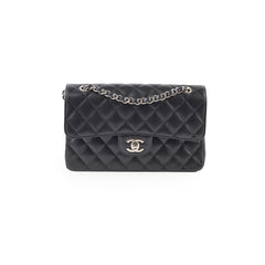 Chanel Small Caviar Classic Double Flap SHW Black