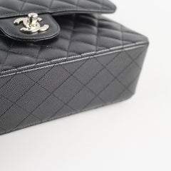 Chanel Small Caviar Classic Double Flap SHW Black
