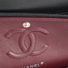 Chanel Small Caviar Classic Double Flap SHW Black