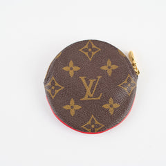 Louis Vuitton Round Coin Purse 2020 Vivienne Christmas Animation