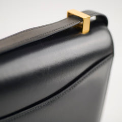 Hermes Constance 23 Box Calf Black GHW M in Circle (1983)