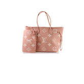 Louis Vuitton Neverfull MM Giant Monogram Empreinte Rose Trianon